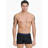 Ανδρικό Εσώρουχο Boxer Bamboo Εξωτερικό Λάστιχο 2Pack Walk W1776-0202 ΜΑΥΡΟ ΑΝΘΡΑΚΙ-ΜΑΥΡΟ ΜΠΛΕ