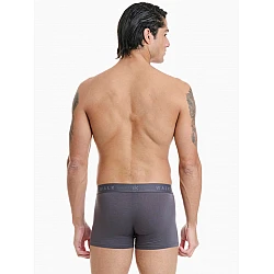Ανδρικό Εσώρουχο Boxer Bamboo Εξωτερικό Λάστιχο 2Pack Walk W1776-0812 ΑΝΘΡΑΚΙ-ΓΚΡΙ