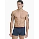 Ανδρικό βαμβακερό εσώρουχο Boxer 2Pack εξωτερικό λάστιχο Walk W1755-1-0327 ΜΠΛΕ-ΓΚΡΕΝΑ
