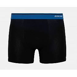 Ανδρικό Εσώρουχο Boxer βαμβακερό 2Pack Mengear Regular Hexagon Minerva 96-29451-300 BLACK ROYAL BLUE