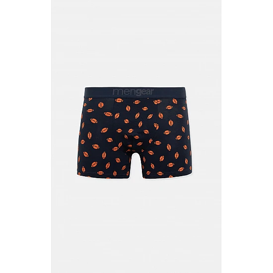 Ανδρικό Εσώρουχο Boxer βαμβακερό 2Pack Rugby Mengear Minerva 96-29468-247 MARINE-RAF