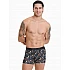Ανδρικό βαμβακερό εσώρουχο με σχέδιο Boxer Walk W1754-10 ΜΑΥΡΟ