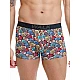 Ανδρικό βαμβακερό εσώρουχο με σχέδιο Boxer Walk W1754-11 MULTICOLOUR