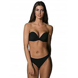 Σουτιέν strapless Luna 11064 D CUP με ενίσχυση-Μαύρο