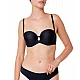 Σουτιέν Strapless Μπανέλα TRIUMPH Pure Micro WDP 10217872 0004 D CUP ΜΑΥΡΟ