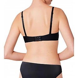 Σουτιέν Strapless Μπανέλα TRIUMPH Pure Micro WDP 10217872 0004 D CUP ΜΑΥΡΟ