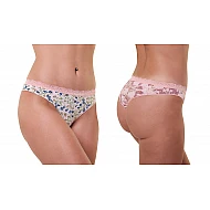 Γυναικείο εσώρουχο Slip Brazil Bamboo Eco Friendly 2 Τεμάχια Εμπριμέ APPLE 0222303-123 FIORES