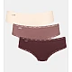 Γυναικείo εσώρουχo 3PACK Hipster Sloggi Weekend 10198007-M003 Μπεζ-Μπορντό-Καφέ