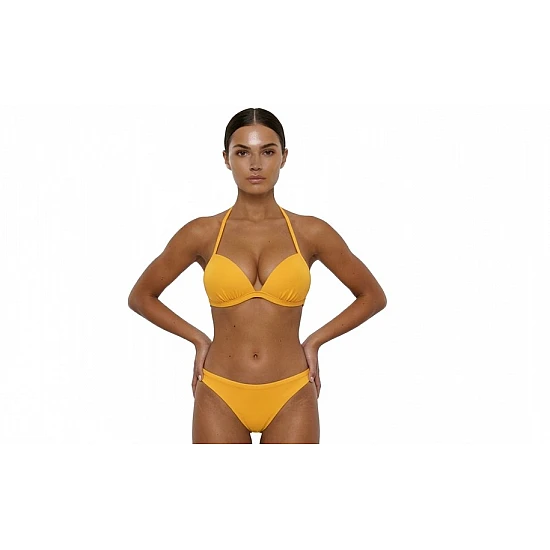 Γυναικείο μαγιό Μονόχρωμο Τριγωνάκι Bikini top push up Bluepoint 26066089-08 B Cup ΚΙΤΡΙΝΟ