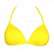 Γυναικείο μαγιό Μονόχρωμο Τριγωνάκι Bikini top push up Bluepoint 24066089-08 B Cup ΚΙΤΡΙΝΟ