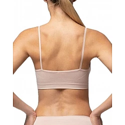 Γυναικείο Μπουστάκι Microfiber Χωρίς Ραφές Διαπνέον pompea 89631552 ΜΠΕΖ