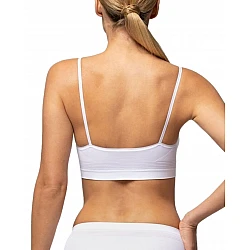 Γυναικείο Μπουστάκι Microfiber Χωρίς Ραφές Διαπνέον pompea 89631552 ΛΕΥΚΟ
