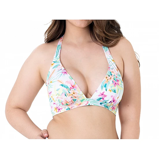 Γυναικείο μαγιό Τριγωνάκι Ενίσχυση Bikini Top KORO ISLAND DORINA D001218MI010-WH0009 Floral Λευκό 