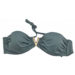 Γυναικείο μαγιό Strapless BLUEPOINT 23066096-15 CUP B ΧΑΚΙ