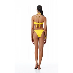 Γυναικείο Μαγιό Strapless Αποσπώμενη Ενίσχυση Μπανέλα SOLIDS BLUEPOINT 25066096-08 CUP B ΚΙΤΡΙΝΟ