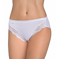 Γυναικεία slip Βαμβάκι Micro Cotton Microfibre Δαντέλα Sloggi Romance Tai 10031895-0003 ΛΕΥΚΟ