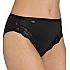 Γυναικεία slip Βαμβάκι Micro Cotton Microfibre Δαντέλα Sloggi Romance Tai 10031895-0004 ΜΑΥΡΟ