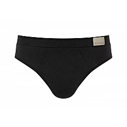 Ανδρικό εσώρουχο slip BRIEF Βαμβακερό 2 PACK Εσωτερικό Λάστιχο SLOGGI GO NATURAL 10214623-0004-04 ΜΑΥΡΟ