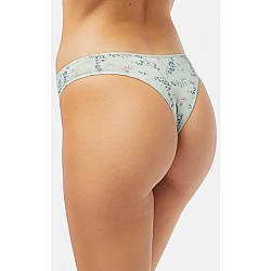 Γυναικείο SLIP Brazilian Modal Aόρατα Λάστιχα 2 Τεμάχια Fimelle MINERVA 81325-901 ΡΟΖ-ΠΡΑΣΙΝΟ Floral