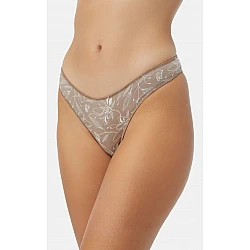 Γυναικείο SLIP Brazilian Modal Aόρατα Λάστιχα 2 Τεμάχια Fimelle MINERVA 81325-933 MOCHA NATURE