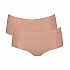Γυναικείο Εσώρουχο Slip laser cut Sloggi Zero Modal 2.0 H Short 10214679-00ME 2PACK ΜΠΕΖ