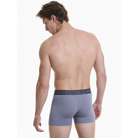 Ανδρικό Εσώρουχο Boxer Bamboo Εξωτερικό Λάστιχο 2Pack Walk W1776-0706 ΡΑΦ-ΑΝΘΡΑΚΙ