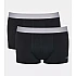 Ανδρικό Εσώρουχο Boxer Μποξεράκι Βαμβακερό 2 PACK Εξωτερικό Λάστιχο SLOGGI MEN GO ABC 2.0 H HIPSTER 2P 10217770-0004 ΜΑΥΡΟ