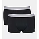 Ανδρικό Εσώρουχο Boxer Μποξεράκι Βαμβακερό 2 PACK Εξωτερικό Λάστιχο SLOGGI MEN GO ABC 2.0 H HIPSTER 2P 10217770-0004 ΜΑΥΡΟ