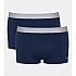 Ανδρικό Εσώρουχο Boxer Μποξεράκι Βαμβακερό 2 PACK Εξωτερικό Λάστιχο SLOGGI MEN GO ABC 2.0 H HIPSTER 2P 10217770 - 00RA ΜΠΛΕ