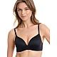 Σουτιέν Τριγωνικό Seamless με ελαφριά ενίσχυση χωρίς μπανέλα Χωρίς Ραφές WALK W2271-02 ΜΑΥΡΟ