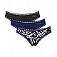 Γυναικείo εσώρουχo 3PACK sloggi GO Crush H Mini C3P 10219685 -M008 - BLUE - DARK COMBINATION