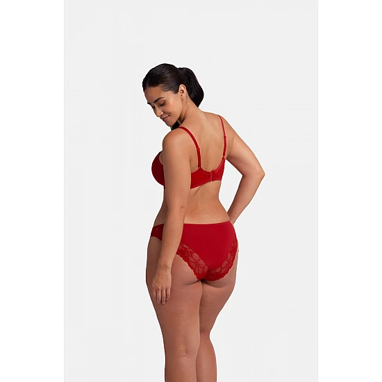 Σουτιέν Ενίσχυση Μπανέλα 2 PACK FLORIE-2PP LIGHT PADDED DEMI 3/4 CUP D Dorina FXTT0041LA088-2X0404 ΚΟΚΚΙΝΟ-ΜΠΕΖ