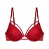 Σουτιέν Ενίσχυση Μπανέλα Βαθύ Ντεκολτέ 3/4 ADELINA PUSH UP PLUNGE CUP B Dorina FXPG0023LA165-RD0035 ΚΟΚΚΙΝΟ
