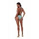 Γυναικείο Μαγιό Τρίγωνο Strass Bikini Top CANDY GLAM BLUEPOINT 25066005-09 ΠΕΤΡΟΛ