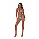 Γυναικείο Μαγιό Παγιέτες Τριγωνάκι Bikini top push up Bluepoint 25066012-18 B Cup ΚΑΦΕ