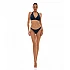 Γυναικείο Μαγιό Τρίγωνο Σταθερό bikini top SOLIDS BLUEPOINT 26066092D-02 D Cup ΜΑΥΡΟ