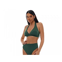 Γυναικείο Μαγιό Τρίγωνο Σταθερό bikini top SOLIDS BLUEPOINT 25066092D-26 D Cup ΠΡΑΣΙΝΟ