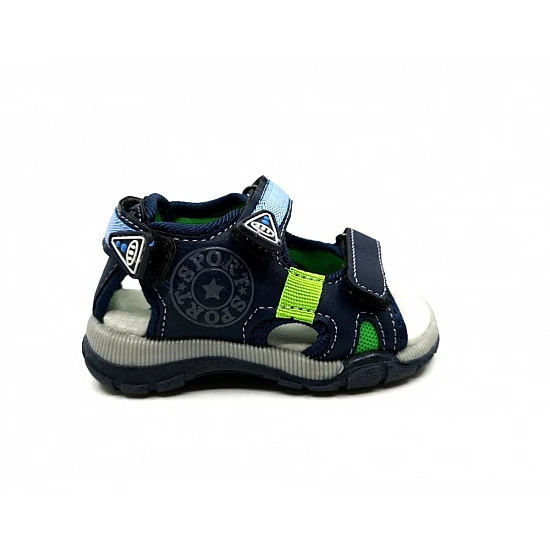 Αγορίστικο Πέδιλο με αυτοκόλλητο velcro SMART KIDS 121-233 ΜΠΛΕ