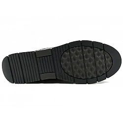 Γυναικείο Μποτάκι Δερμάτινο Super Soft Comfort Αναπαυτικό με Κορδόνια-Φερμουάρ 5577 ΚΑΦΕ