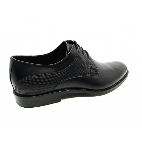 Ανδρικό Παπούτσι Δερμάτινο Κουστουμιού DERMA SHOES 39-1 ΜΑΥΡΟ