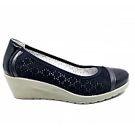 Γυναικείο Παπούτσι Δερμάτινο Ανατομικό Comfort Memory Foam Πάτος ENVAL soft EN03259911 ΜΠΛΕ