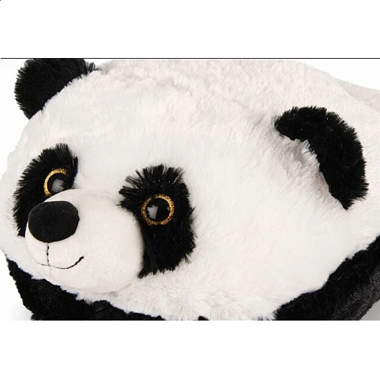 Παιδική Παντόφλα Λούτρινη ONE SIZE Cuddle Pillow Αγκαλιάς για ζεστά Πόδια Foot warmer Noxxiez Panda CS923 ΛΕΥΚΟ ΜΑΥΡΟ