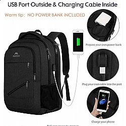 Σακίδιο πλάτης 30L Laptop 17,3” Matein 1035 μαύρο