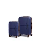 Βαλίτσα σκληρή Newcom N1596 (PP) καμπίνας 56x22x37 cm μπλε