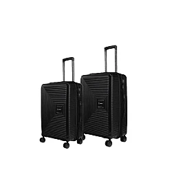 Βαλίτσες σετ Anniversary Cardinal 2015 (PP) μικρή μεσαία 55x19x36,5 cm+66x21x42,5 cm μαύρο/κίτρινο