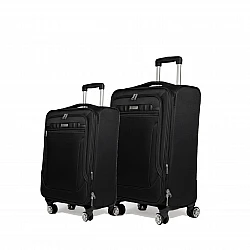Βαλίτσα trolley Cardinal μεσαία μεγάλη 3300 66x25x40 cm +75x30x46 cm μαύρη