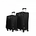 Βαλίτσα trolley Cardinal μεσαία μεγάλη 3300 66x25x40 cm +75x30x46 cm μαύρη