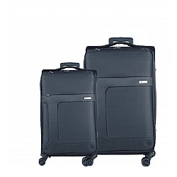 Βαλίτσα trolley Cardinal 3800 μεσαία μεγάλη 66x25x40 cm + 77x30x46 cm σκούρο μπλέ