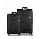 Βαλίτσα trolley Cardinal 3800 μεσαία μεγάλη 66x25x40 cm + 77x30x46 cm μαύρη