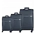 Βαλίτσες trolley Cardinal 3800 (σετ 3 τεμαχίων) 55x23x37 cm + 66x25x40 cm + 77x30x46 cmσκούρο μπλέ